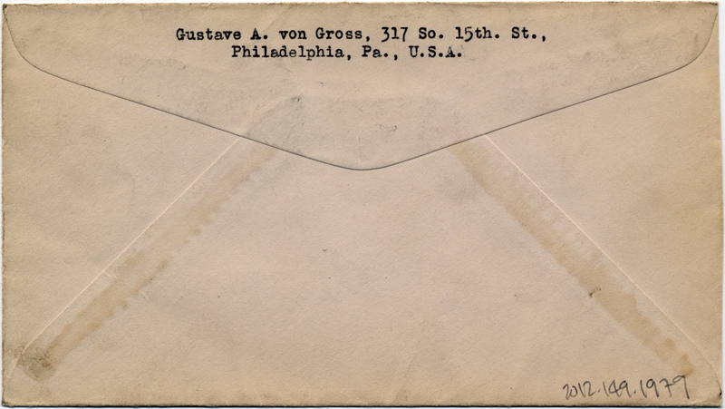Image: airmail flight cover: Pan American Airways, first airmail flight, Honolulu - San Francisco route