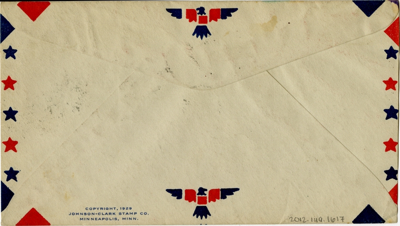 Image: airmail flight cover: First airmail flight, CAM-9, Elgin, Illinois