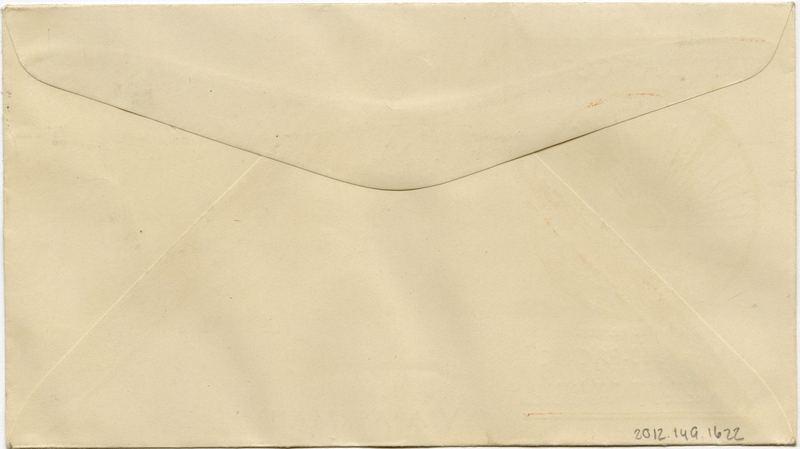 Image: airmail flight cover: Trans-Pacific Airmail Stamp