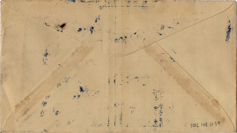 Image: airmail flight cover: 15th Anniversary, first airmail flight, New York - Washington, DC route