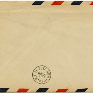 Image #2: airmail flight cover: Pan American Airways, first Transatlantic air mail service, London - New York route