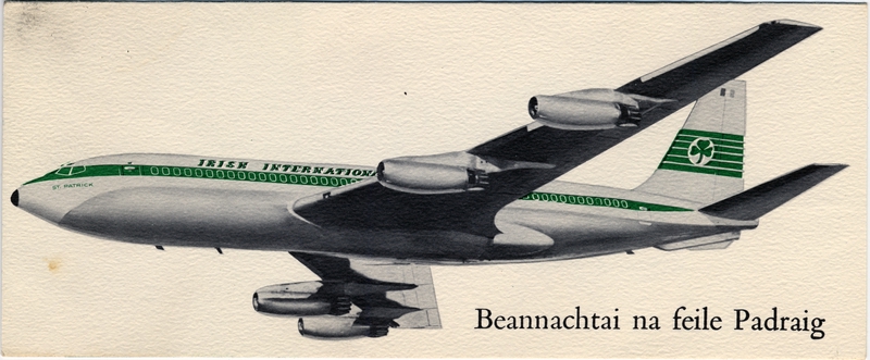 Image: airmail flight cover: Irish International Airlines