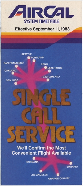 Image: timetable: AirCal