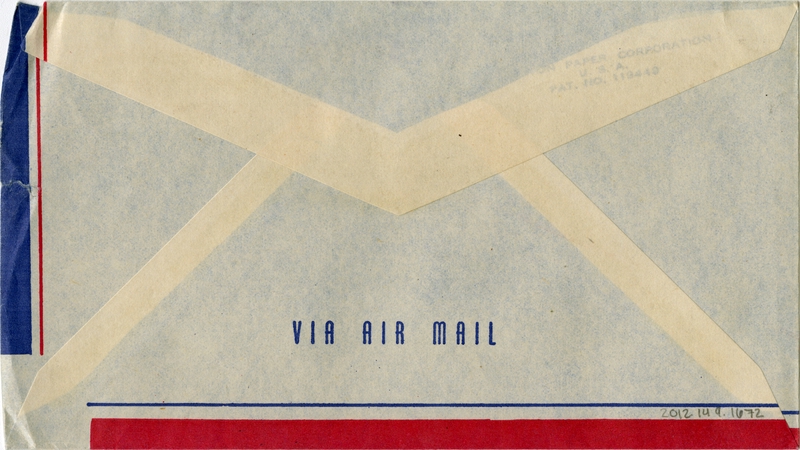 Image: airmail flight cover: United States Air Mail, Jackson & Benton Harbor, Michigan