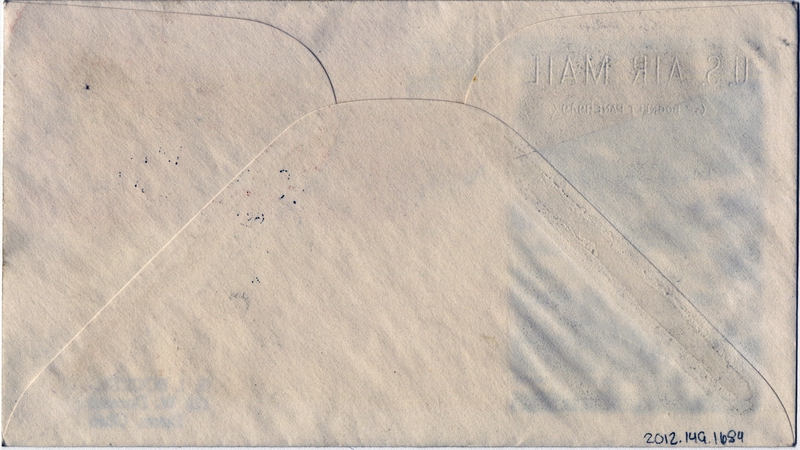 Image: airmail flight cover: United States Air Mail