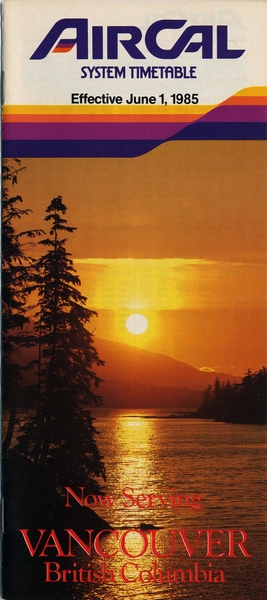 Image: timetable: AirCal