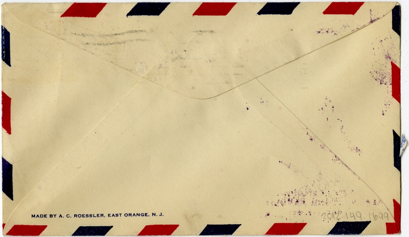 Image: airmail flight cover: International Aeronautical Exposition