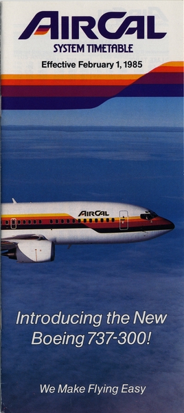 Image: timetable: AirCal