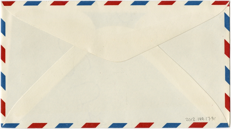 Image: airmail flight cover: United States Air Mail