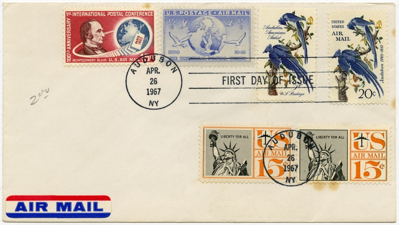 Image: airmail flight cover: United States Air Mail