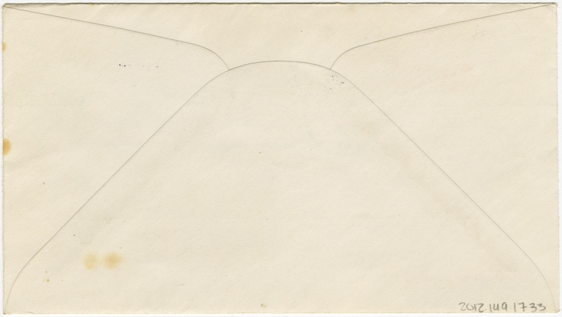 Image: airmail flight cover: United States Air Mail