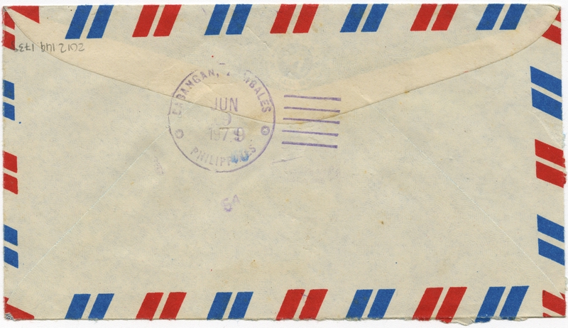 Image: airmail envelope: Pan American World Airways