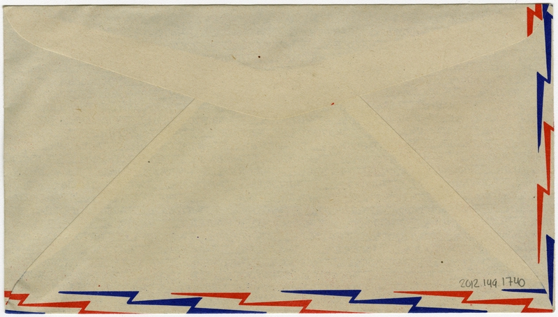 Image: airmail envelope: United States Air Mail