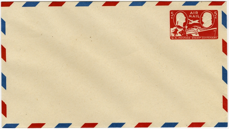 Image: airmail envelope: United States Air Mail