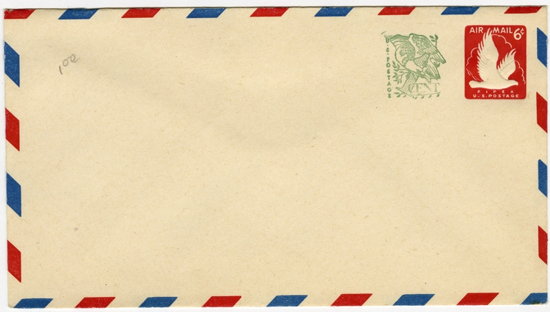 Image: airmail envelope: United States Air Mail