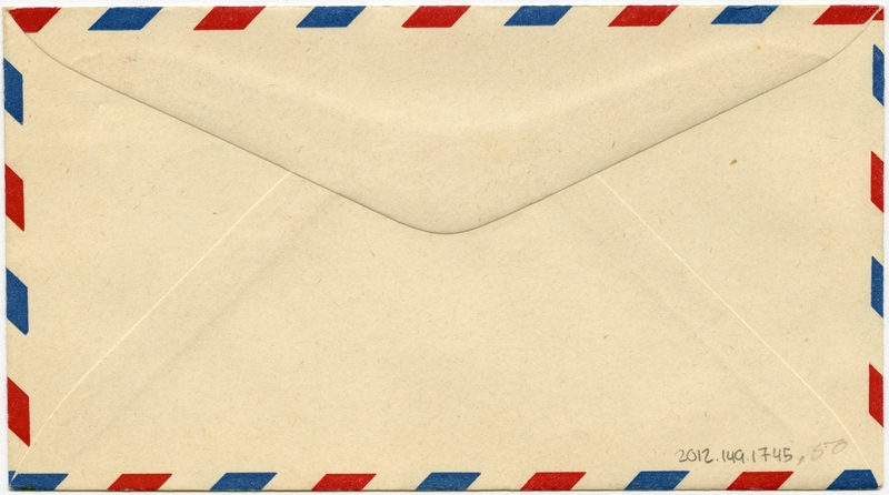 Image: airmail envelope: United States Air Mail