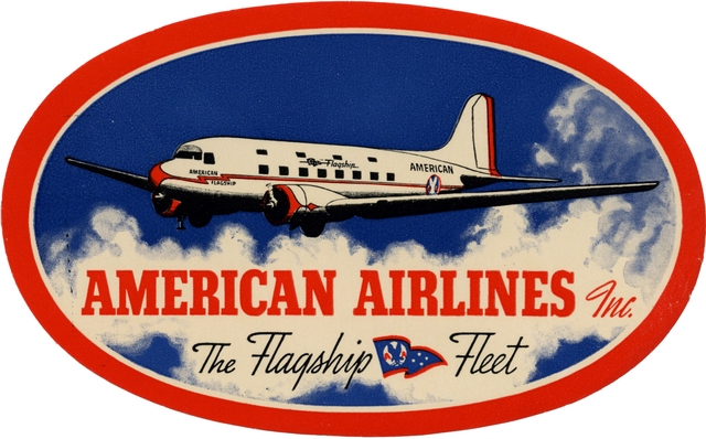 Luggage label: American Airlines