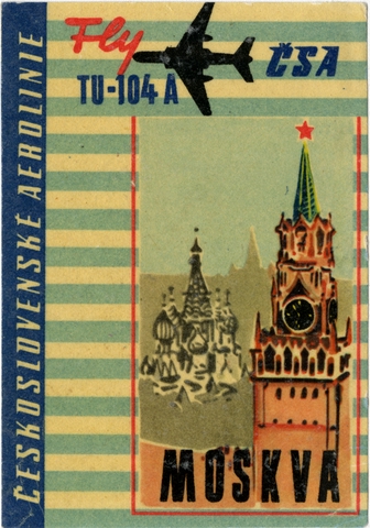 Luggage label: Československé Aerolinie