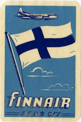 Image: luggage label: Finnair