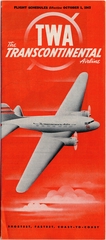 Image: timetable: Transcontinental & Western Air (TWA)