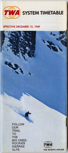 Image: timetable: TWA (Trans World Airlines)