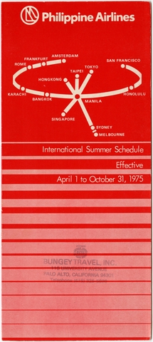 Timetable: Philippine Airlines, international summer schedule
