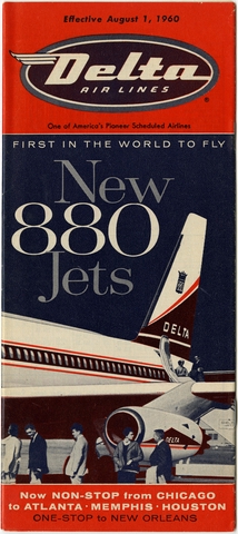 Timetable: Delta Air Lines, Convair 880