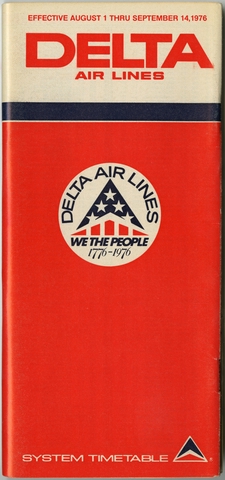 Timetable: Delta Air Lines