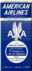 Image: timetable: American Airlines  
