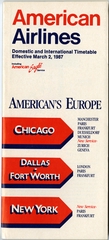 Image: timetable: American Airlines