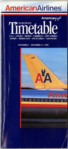 Timetable: American Airlines