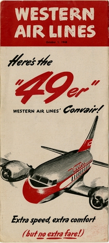 Timetable: Western Air Lines