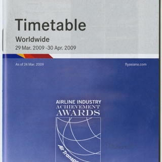 timetable: Asiana Airlines