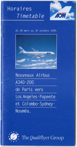 Timetable: AOM French Airlines