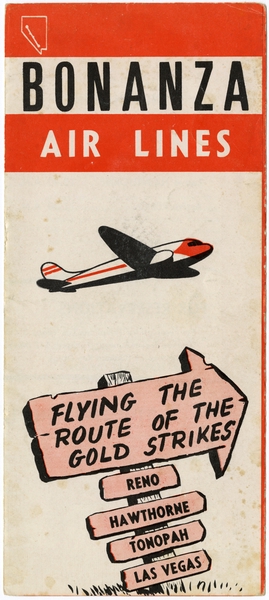 Image: timetable: Bonanza Air Lines