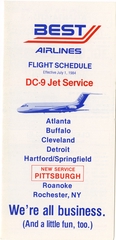 Image: timetable: Best Airlines
