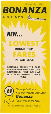 Timetable: Bonanza Air Lines