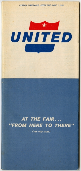 Image: timetable: United Air Lines