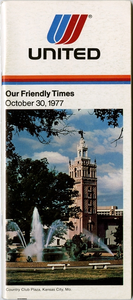 Image: timetable: United Airlines