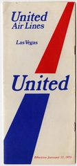 Image: timetable: United Air Lines, Las Vegas