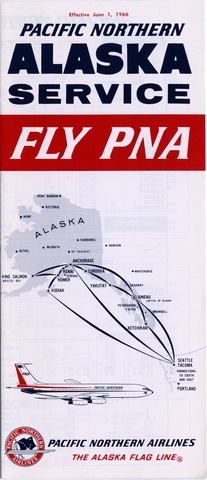 Timetable: Pacific Northern Airlines, Alaska service