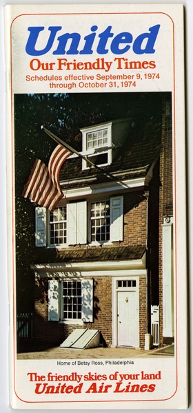 Image: timetable: United Airlines