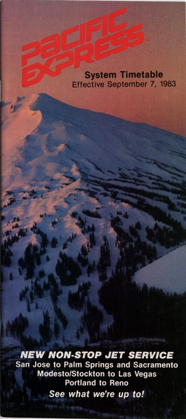 Image: timetable: Pacific Express