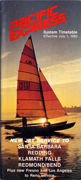 Image: timetable: Pacific Express