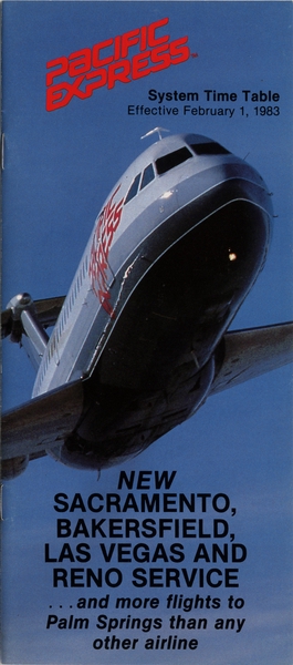 Image: timetable: Pacific Express