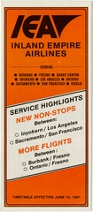 Image: timetable: Inland Empire Airlines (IEA)