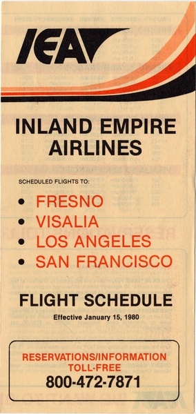 Image: timetable: Inland Empire Airlines (IEA)