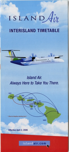 Image: timetable: Island Air