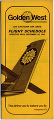 Image: timetable: Golden West Air Lines and Catalina Air Lines