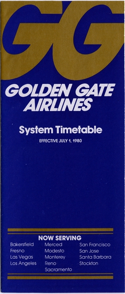 Image: timetable: Golden Gate Airlines